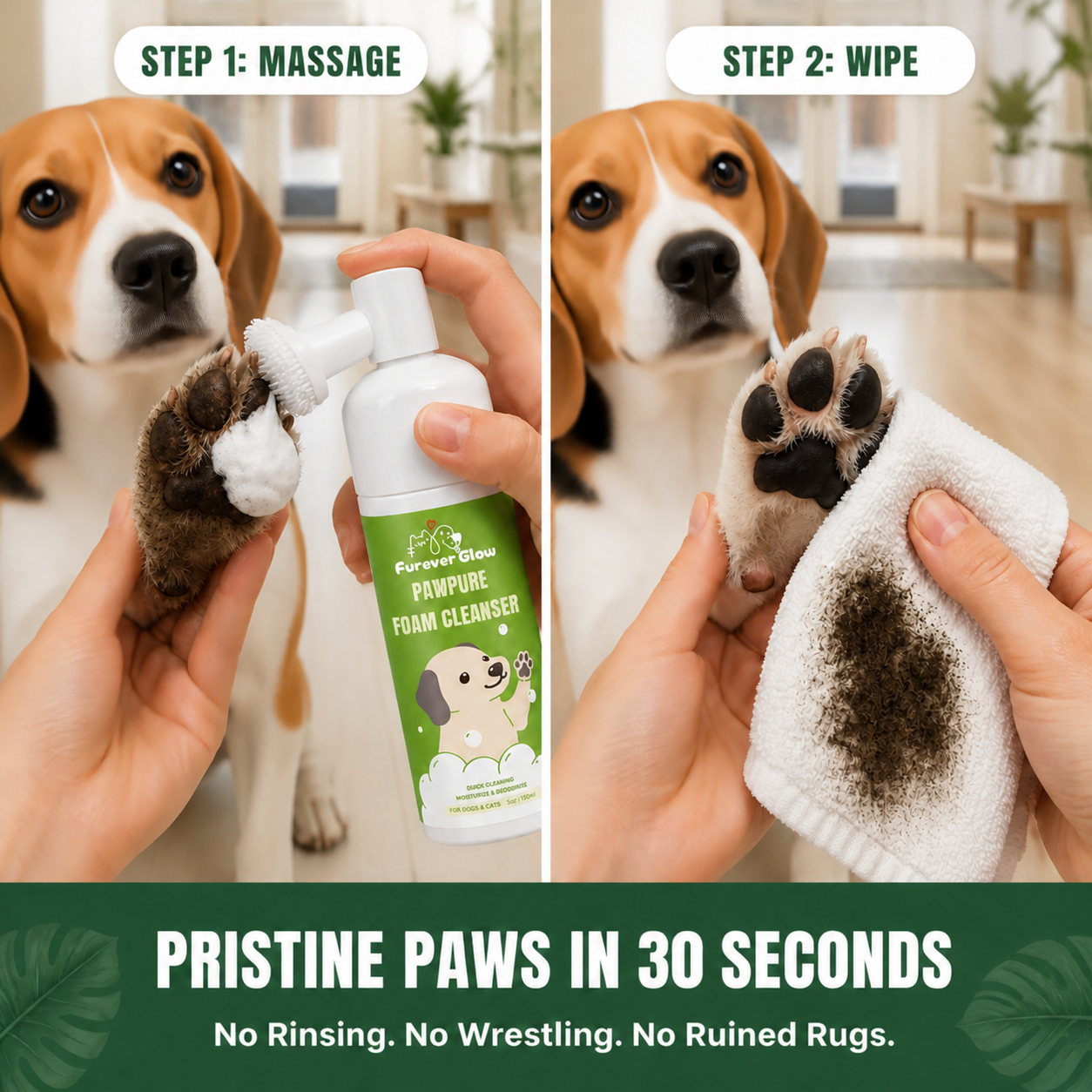 FureverGlow™ PawPure Foam Cleanser