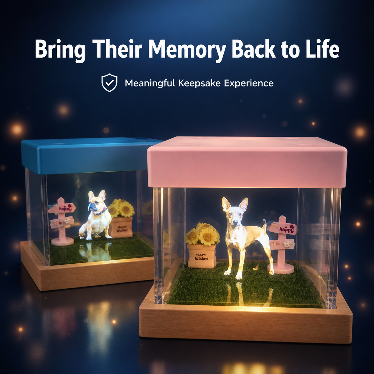 FureverGlow™ Holographic Pet Memory Video Frame