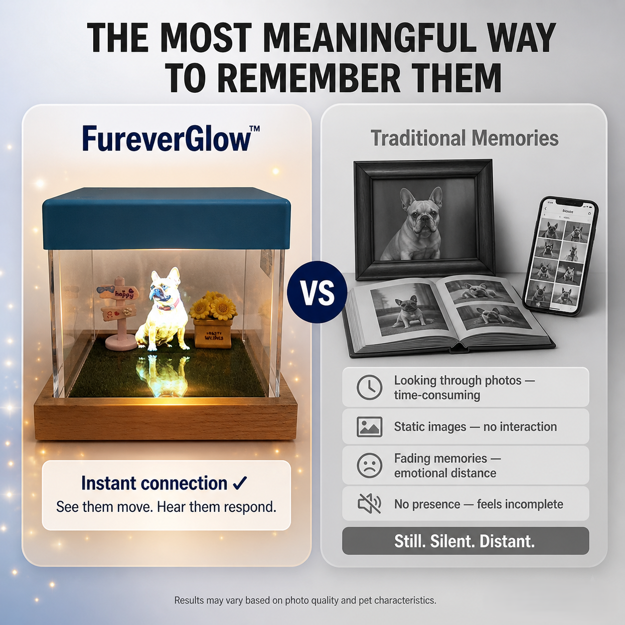 FureverGlow™ Holographic Pet Memory Video Frame
