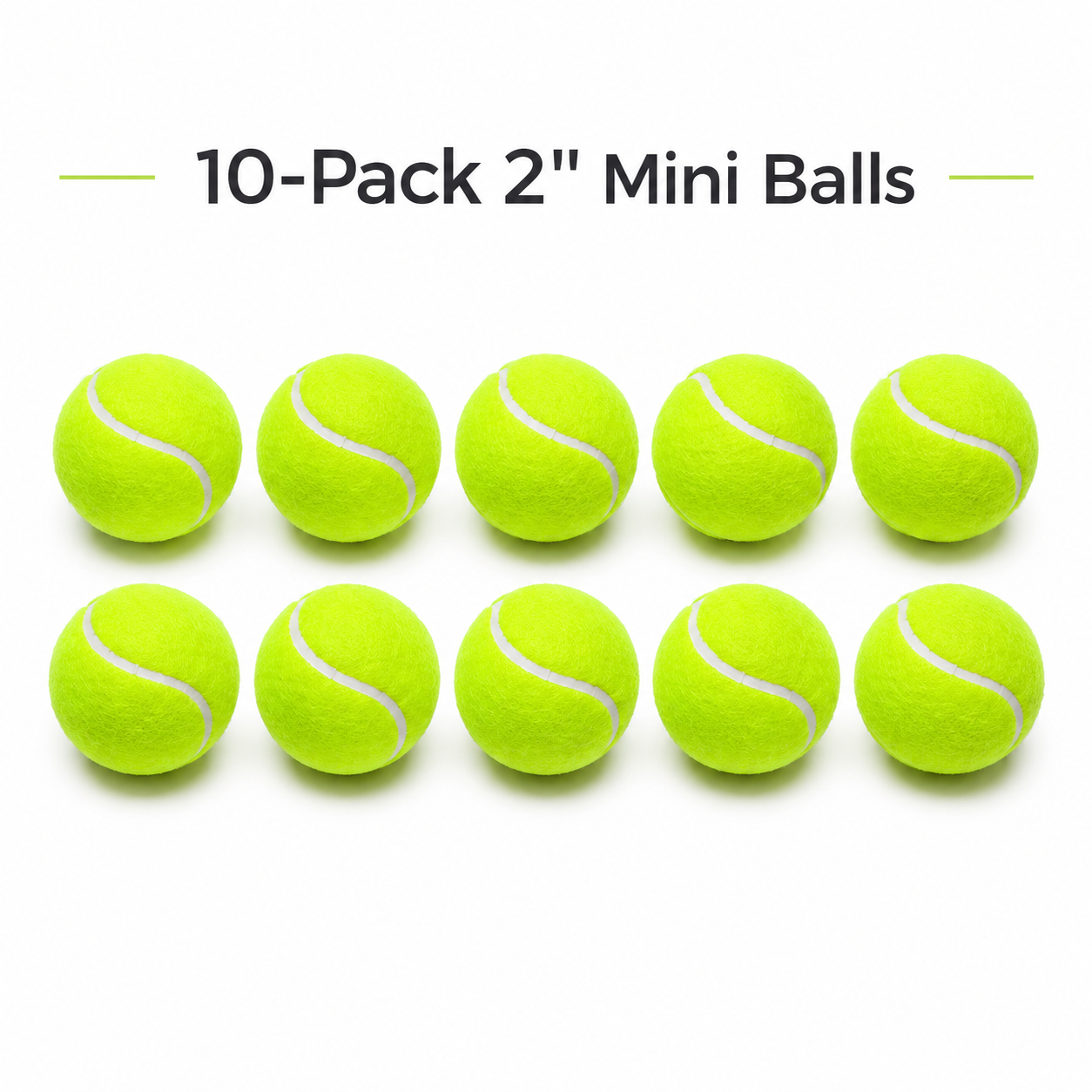 Mini Fetch Balls — 10 Pack